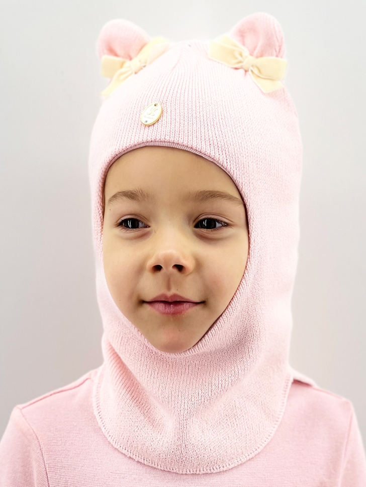 Шапка-шлем Сидди св.розовый - Шапки-шлемы зима-осень