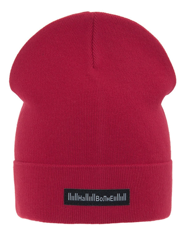 Шапка На волне, Миалт темно-красный - Для девочек весна-осень