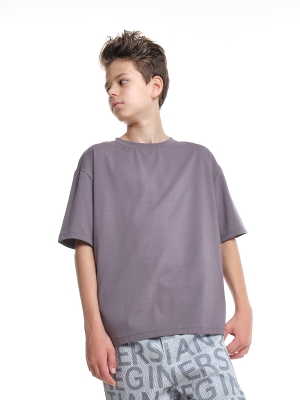 Футболка для мальчиков Mini Maxi, модель 7625, цвет графит