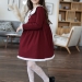 Платье для девочки школьное БУШОН SK34, цвет бордовый