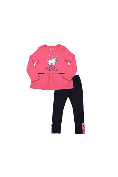 Комплект одежды для девочек Mini Maxi, модель 3943/3944, цвет малиновый - Комплекты летние