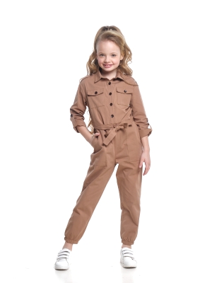 Комбинезон для девочек Mini Maxi, модель 7474, цвет коричневый