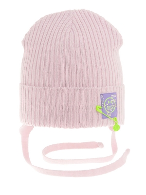 Шапка для девочки Индиана, Миалт бледно-розовый, весна-осень