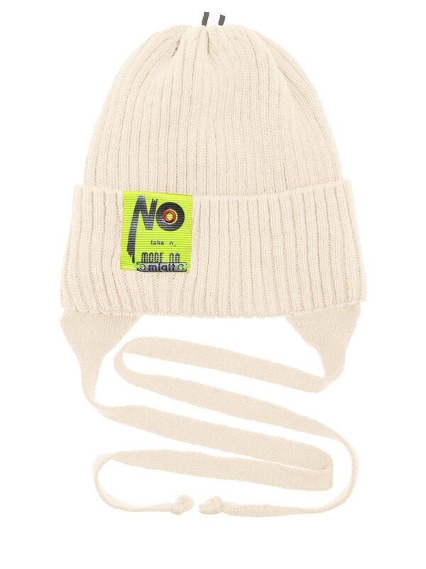 Шапка для мальчика Нельсон, Миалт светло-бежевый, весна-осень - Шапки весна-осень