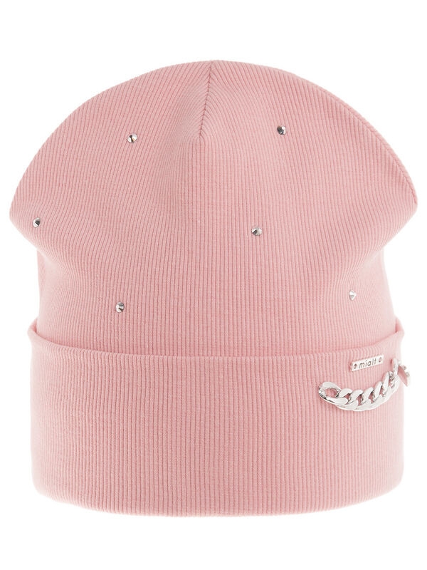 Шапка для девочки Прочность, Миалт пудровый, лето - Для девочек весна-осень