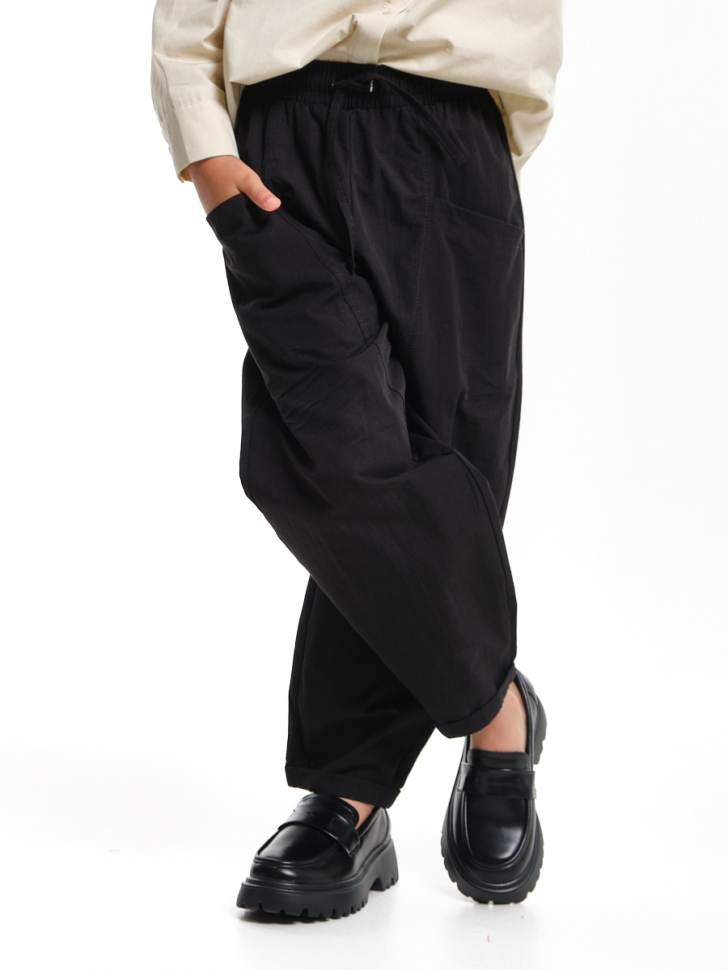 Брюки для девочек Mini Maxi, модель 7963, цвет черный - Брюки для девочек