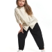 Брюки для девочек Mini Maxi, модель 7963, цвет черный