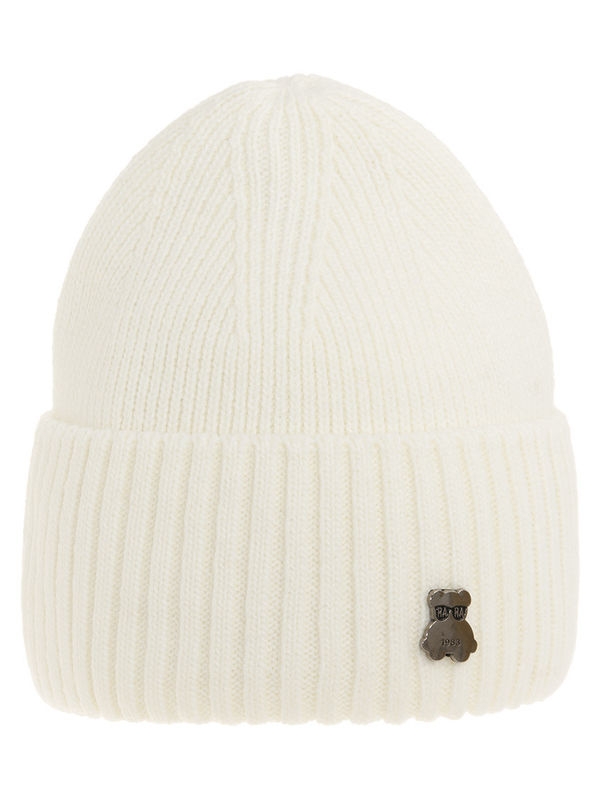 Шапка для девочки Мистерия, Миалт белый, зима - Зимние шапки для девочек
