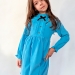 Платье для девочки нарядное БУШОН ST75, цвет голубой