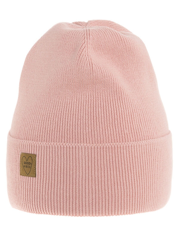 Шапка для девочки Мираж, Миалт пудровый, весна-осень - Для девочек весна-осень