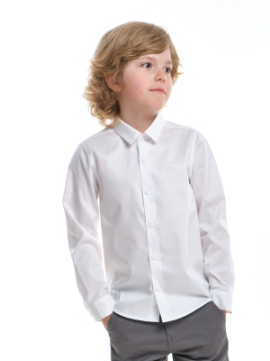 Рубашка для мальчиков Mini Maxi, модель 783, цвет белый