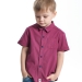Рубашка для мальчиков Mini Maxi, модель 6445, цвет бордовый/клетка