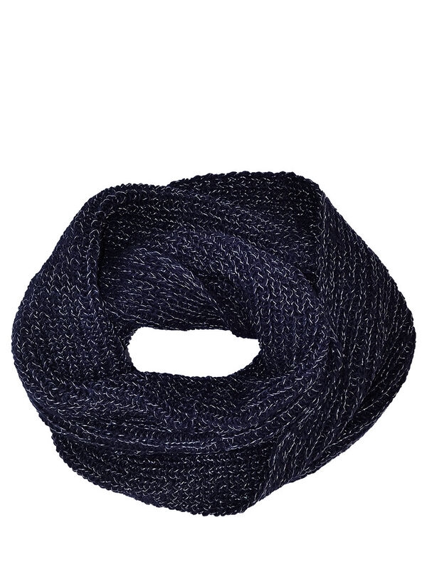 Шарф-снуд Элинор-2, Mialt темно-синий, зима - Шарф-снуд