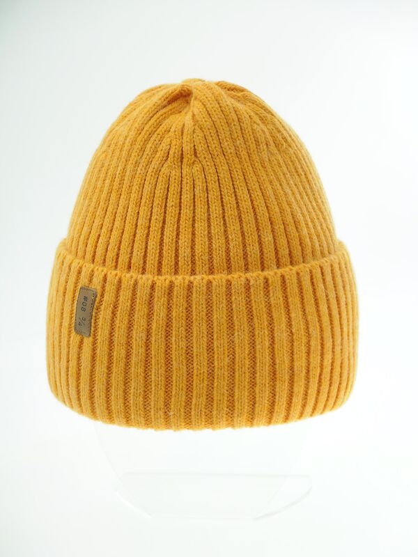 Шапка для девочки Алгоритм, Миалт оранжевый/меланж - Зимние шапки для девочек