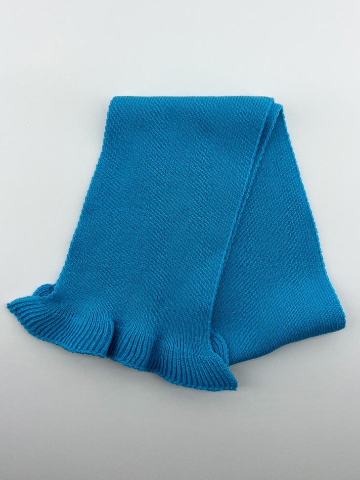 Шарф для девочки F300, Миалт ярко-голубой/14а, зима - Шарфы