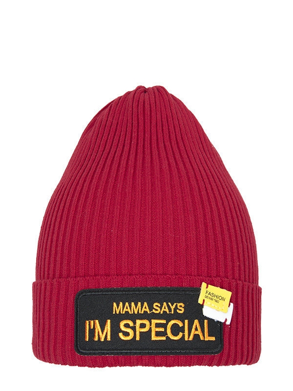 Шапка для мальчика Особый, Миалт красный, весна-осень - Шапки весна-осень