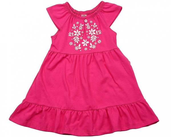 Платье для девочек Mini Maxi, модель 2838, цвет малиновый - Платья для девочек с коротким рукавом