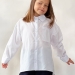Рубашка для девочек БУШОН, модель SK59, цвет белый