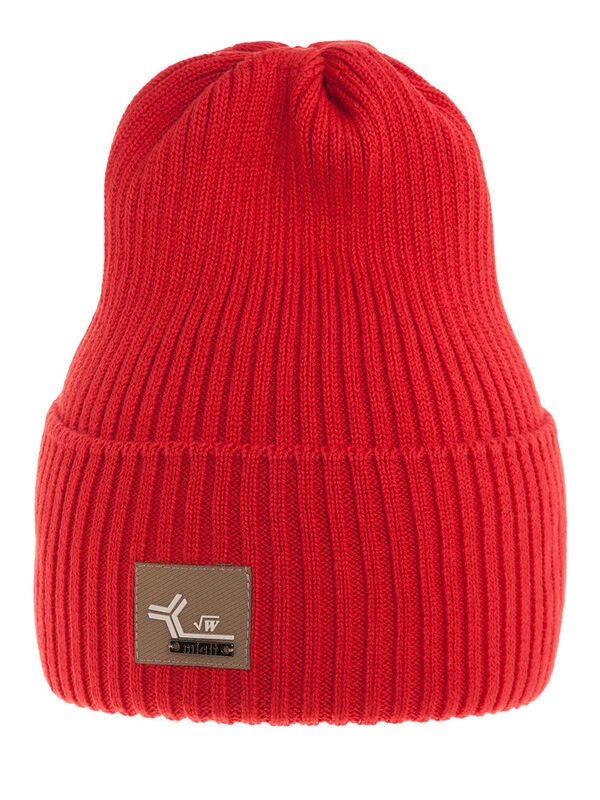Шапка для мальчика Формула, Миалт красный/бежевый, весна-осень - Шапки весна-осень