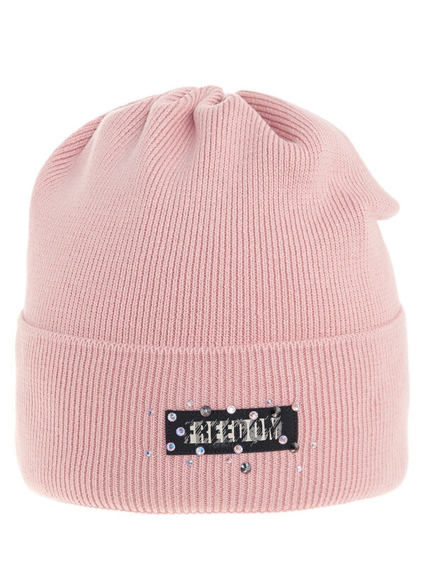 Шапка для девочки Gloss, Миалт пудровый, весна-осень - Для девочек весна-осень