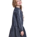 Платье для девочек Mini Maxi, модель 6837, цвет темно-синий/белый/клетка