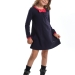 Платье для девочек Mini Maxi, модель 3935, цвет синий/красный