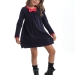 Платье для девочек Mini Maxi, модель 3935, цвет синий/красный