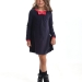 Платье для девочек Mini Maxi, модель 3935, цвет синий/красный
