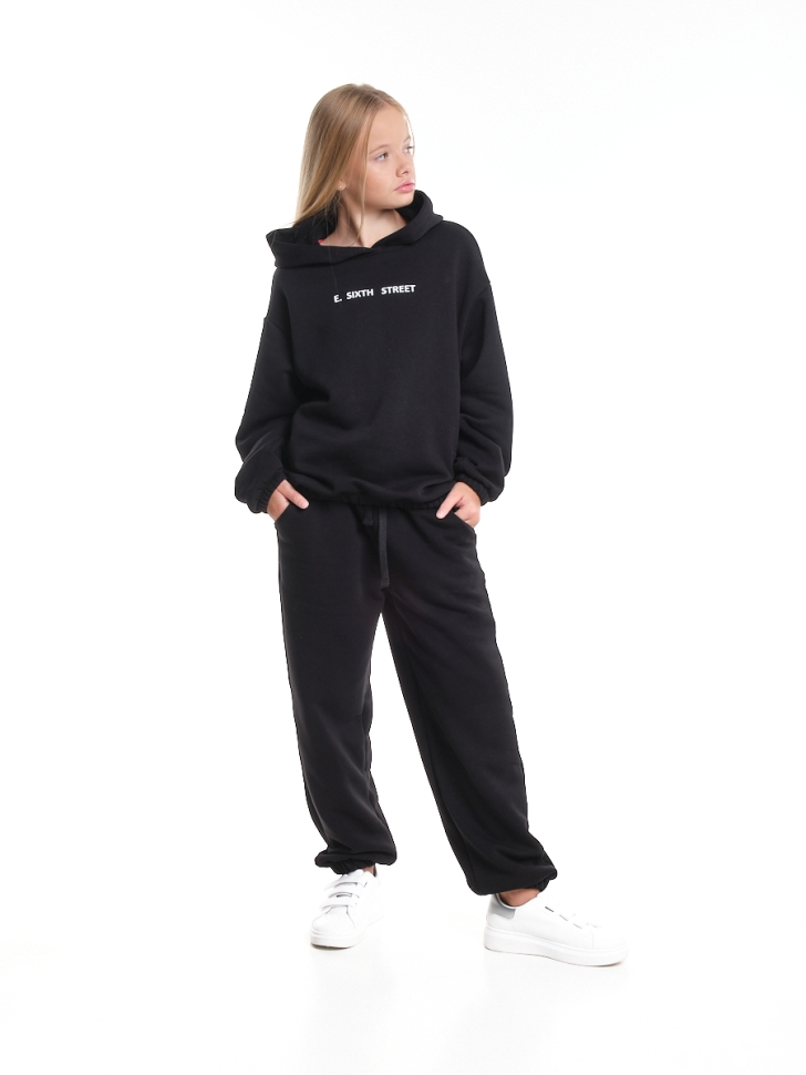 Спортивный костюм для девочек Mini Maxi, модель 7521, цвет черный - Костюмы спортивные