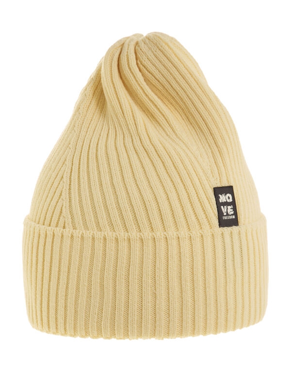 Шапка для девочки Манхеттен, Миалт натурально-желтый, весна-осень - Для девочек весна-осень