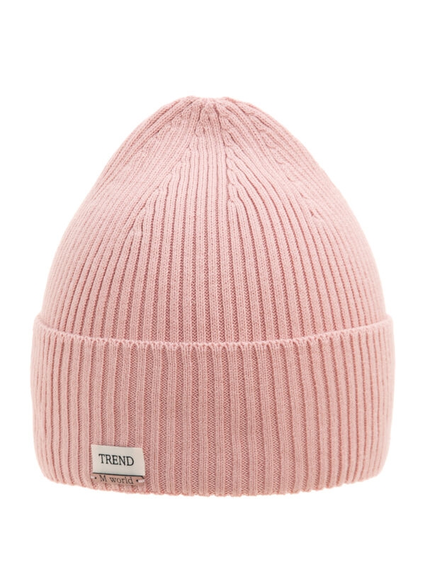 Шапка Привилегия, Миалт пудровый, весна-осень - Для девочек весна-осень