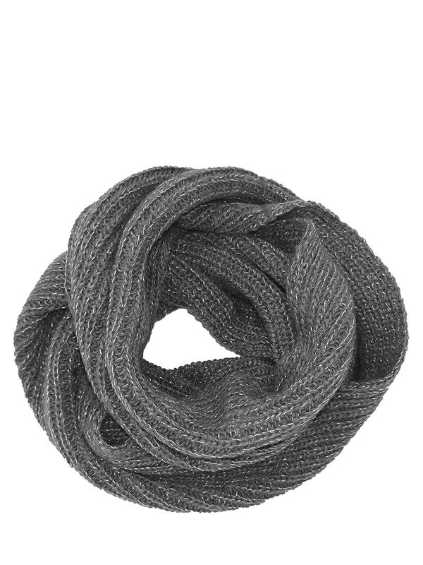 Шарф-снуд Элинор-2, Mialt серый/меланж, зима - Шарф-снуд