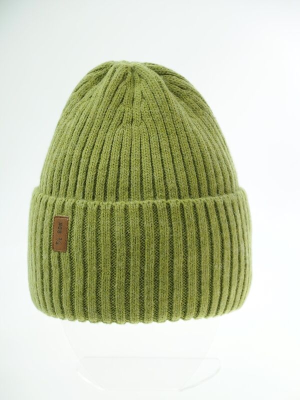 Шапка для девочки Алгоритм, Миалт светло-зеленый - Зимние шапки для девочек