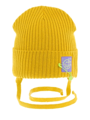 Шапка для девочки Индиана, Миалт желтый, весна-осень