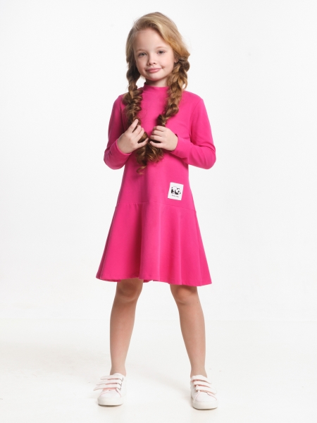Платье для девочек Mini Maxi, модель 6906, цвет малиновый - Платья для девочек с длинным рукавом