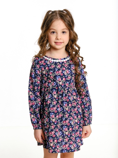 Платье для девочек Mini Maxi, модель 2485, цвет мультиколор - Платья для девочек с длинным рукавом