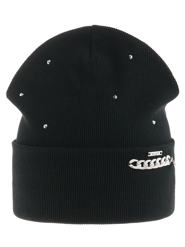 Шапка для девочки Прочность, Миалт черный, лето - Для девочек весна-осень