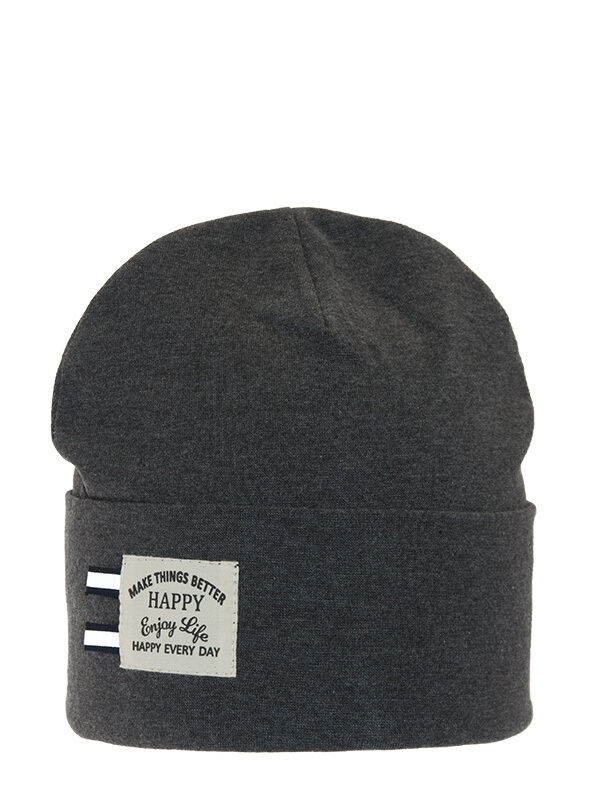 Шапка для мальчика Every day, Миалт темно-серый, весна-осень - Шапки весна-осень