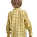 Рубашка для мальчиков Mini Maxi, модель 7976, цвет клетка/желтый