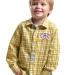 Рубашка для мальчиков Mini Maxi, модель 7976, цвет клетка/желтый