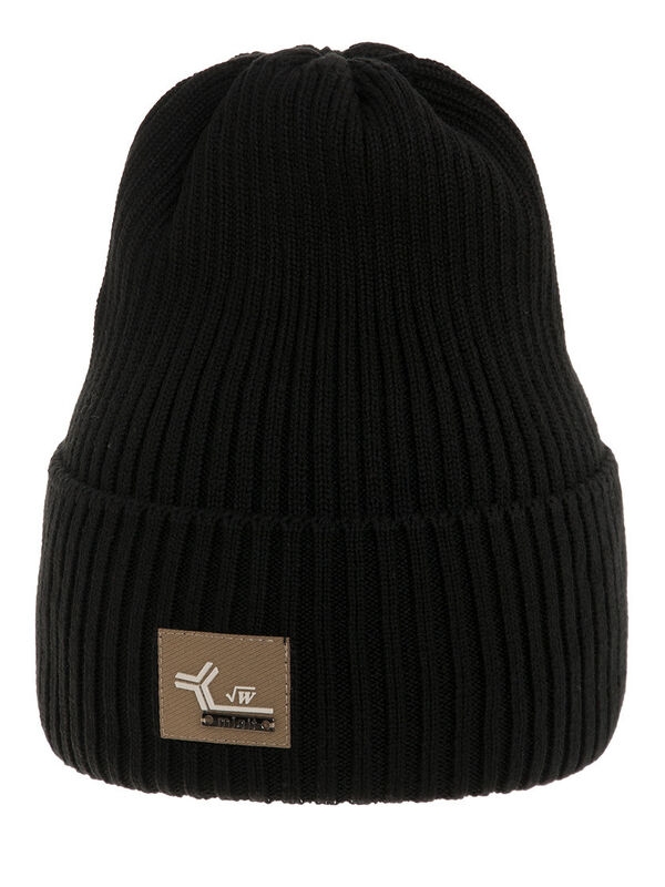 Шапка для мальчика Формула, Миалт черный/бежевый, весна-осень - Шапки весна-осень