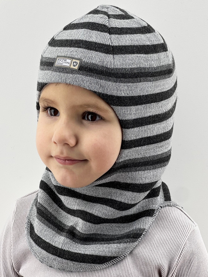 Шапка-шлем для мальчика Энди  - Шлемы осень-зима
