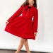 Платье для девочки нарядное БУШОН ST75, цвет красный