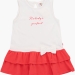 Платье для девочек Mini Maxi, модель 2996, цвет белый/коралловый