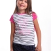 Футболка для девочек Mini Maxi, модель 2148, цвет мультиколор