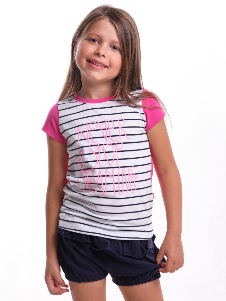 Футболка для девочек Mini Maxi, модель 2148, цвет мультиколор - Футболки для девочек