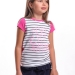 Футболка для девочек Mini Maxi, модель 2148, цвет мультиколор