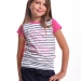 Футболка для девочек Mini Maxi, модель 2148, цвет мультиколор