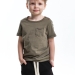 Комплект для мальчиков Mini Maxi, модель 7886, цвет хаки/черный