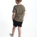 Комплект для мальчиков Mini Maxi, модель 7886, цвет хаки/черный